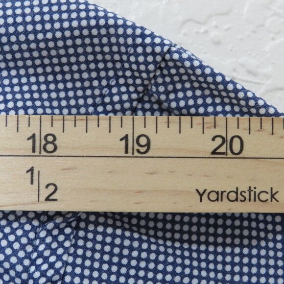 Guide London* Men's Short Sleeve Button Down Curved Hem Polka Dot Shirt~ Size XL - Picture 7 of 11